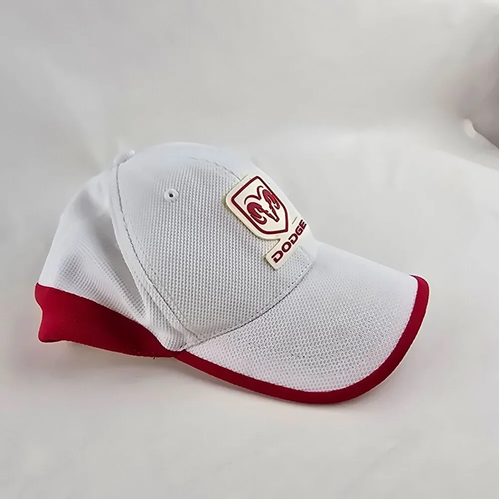 NASCAR Dodge Ram Hat Cap Kasey Kahne #9 Fitted Stretch Chase Authentics White
